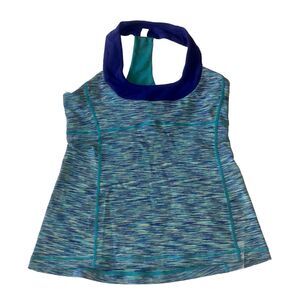 Lululemon Scoop Neck Tank Top Space Dye Bruised Berry Green 8